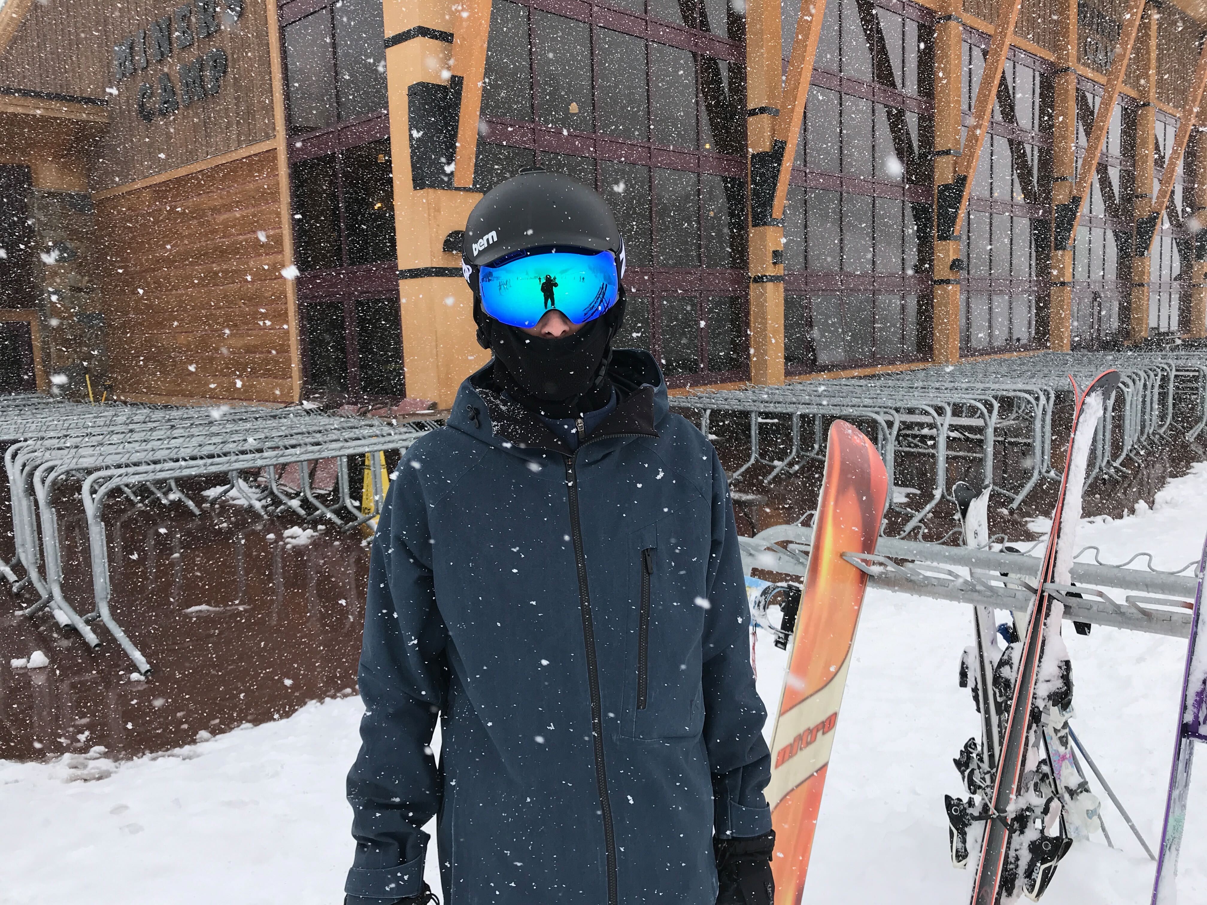 Kyle Libra skiing in Colorado