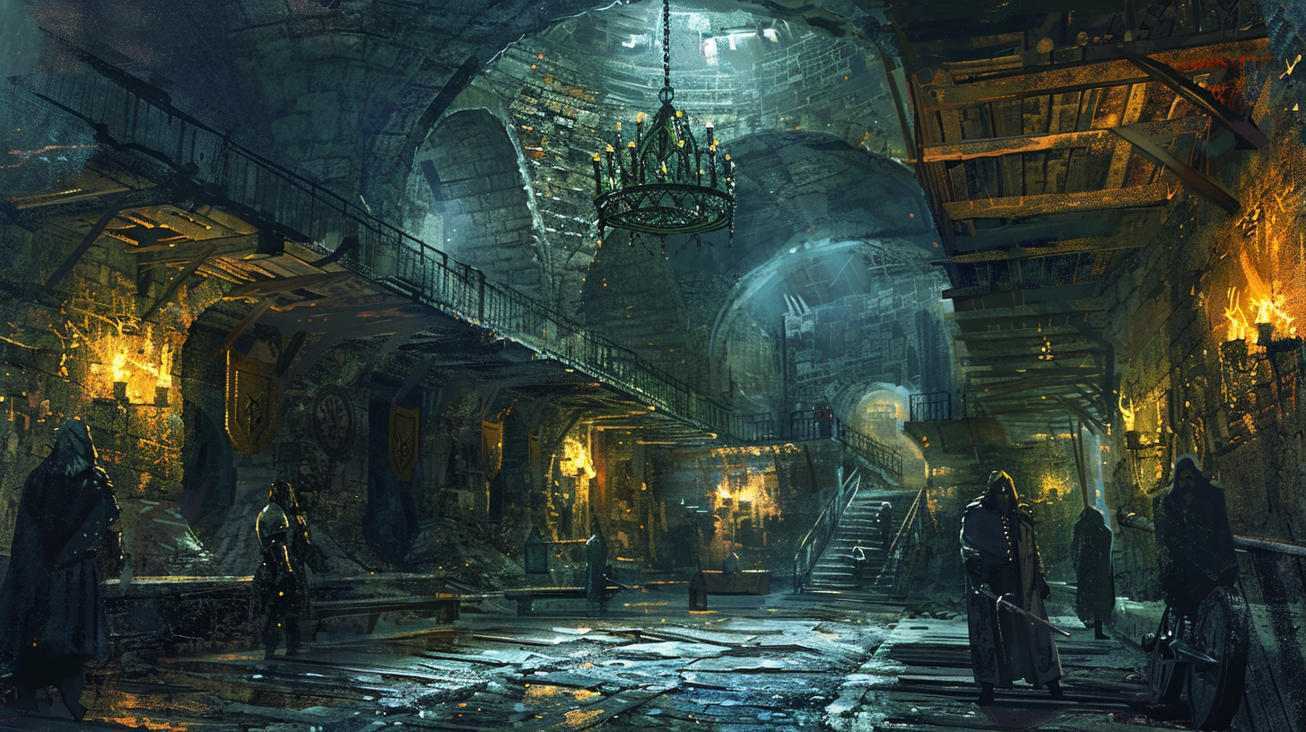 Underground guild hall